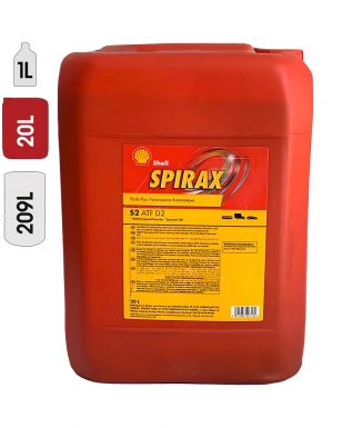 Huile Transmission SHELL SPIRAX S2 ATF D2 20L