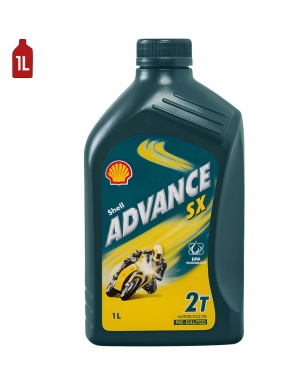 Huile Moto SHELL ADVANCE 2 TEMPS 1L