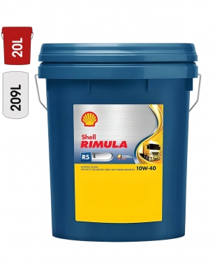 Huile Moteur SHELL RIMULA R5 E 10W40 20L