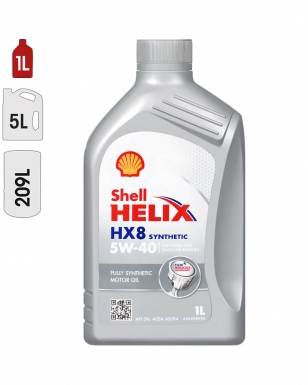 Huile Moteur SHELL HELIX HX8 5W40 1L