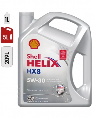 Huile Moteur SHELL HELIX HX8 5W30 5L