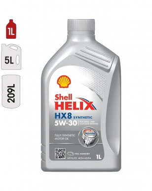 Huile Moteur SHELL HELIX HX8 5W30 1L