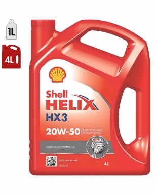 Huile Moteur SHELL HELIX HX3 20W50 4L