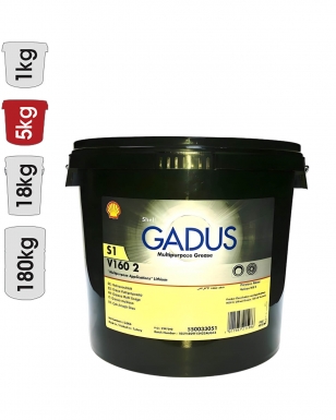Graisse SHELL GADUS S1 V160 2 5KG