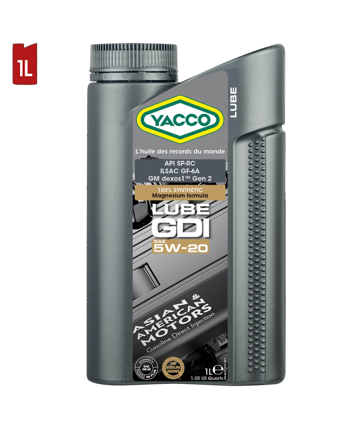 Huile Moteur YACCO LUBE GDI 5W20 1L