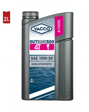 Huile Moteur YACCO OUTBOARD 500 4T 10W30 2L