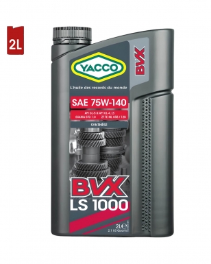 Huile Transmission YACCO BVX LS 1000 75W140 2L