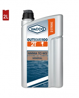 Huile Moteur YACCO OUTBOARD 100 2T 2L