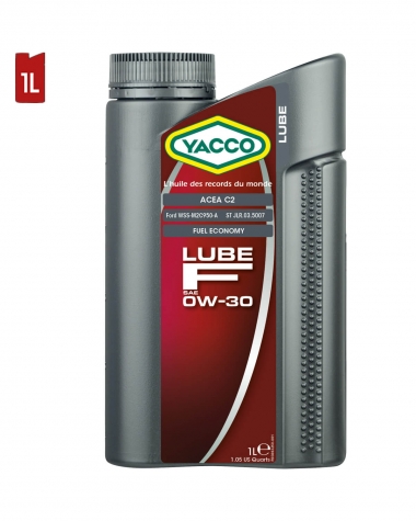 Huile Moteur YACCO LUBE F 0W30 C2 1L