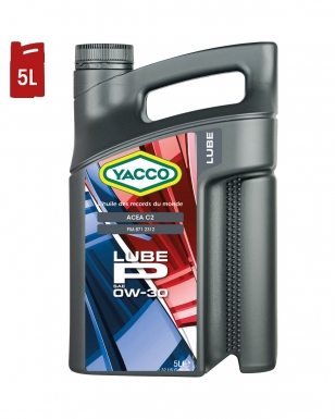Huile Moteur YACCO LUBE P 0W30 C2 5L