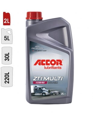 Huile Moteur ACCOR ZT1 MULTI 15W40 2L