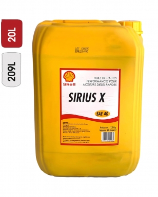 Huile Moteur SHELL SIRIUS X40 20L