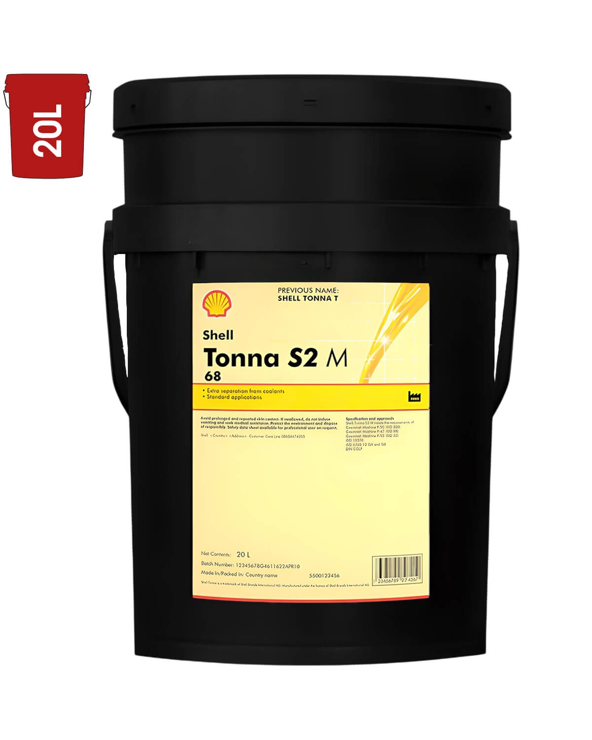 Huile SHELL TONNA S2 M68 20L