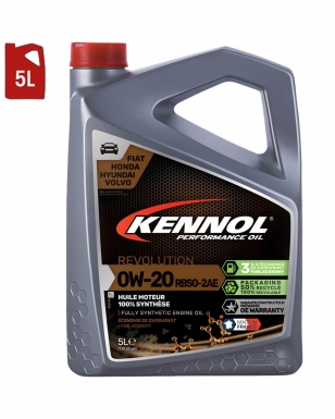 Huile Moteur KENNOL REVOLUTION RBSO-2AE 0W20 C5/C6 5L