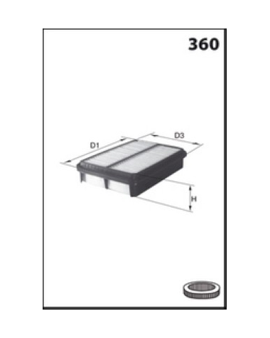 P848 - Filtre à air MISFAT
