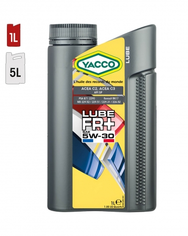 Huile Moteur YACCO LUBE FR+ 5W30 1L