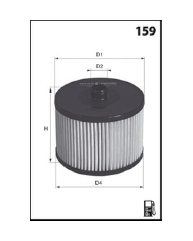 F181 - Filtre à Gasoil MISFAT