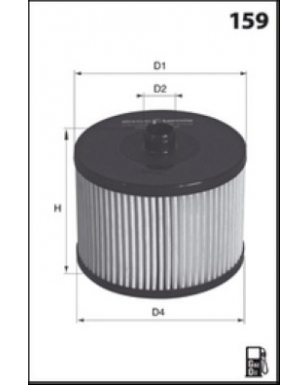 F181 - Filtre à Gasoil MISFAT