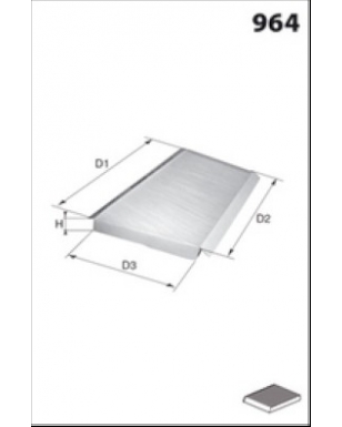HB164C - Filtre habitacle MISFAT