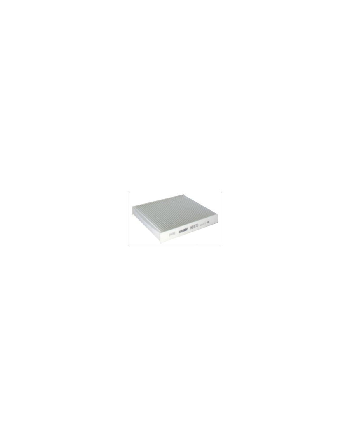 HB375 - Filtre habitacle MISFAT