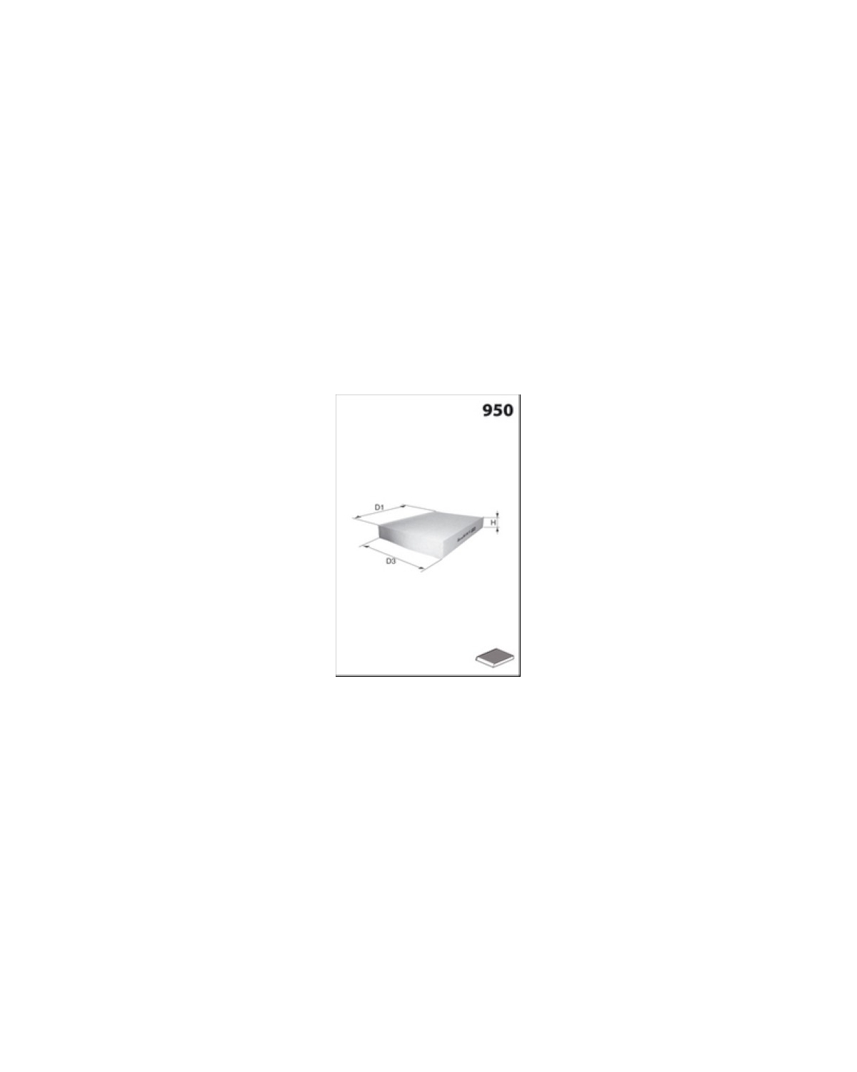 HB448 - Filtre habitacle MISFAT