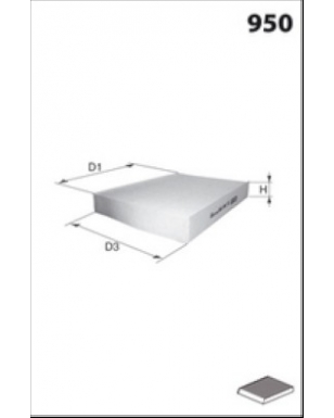 HB454 - Filtre habitacle MISFAT