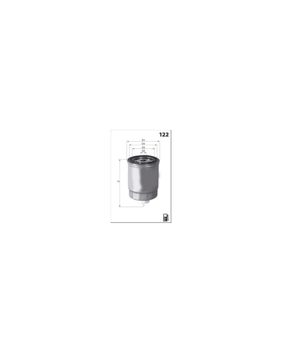 M232 - Filtre à gasoil MISFAT