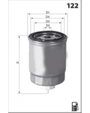 M232 - Filtre à gasoil MISFAT