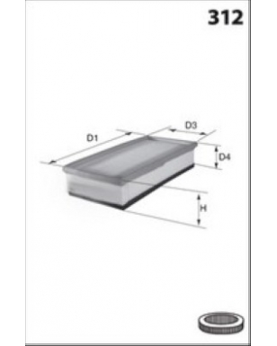 P752A - Filtre à air MISFAT