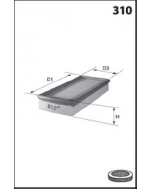P842A- Filtre à air MISFAT