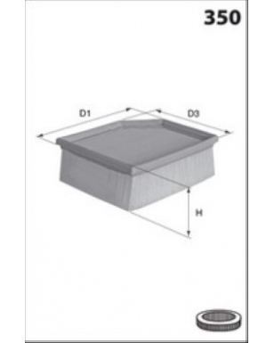 P850- Filtre à air MISFAT