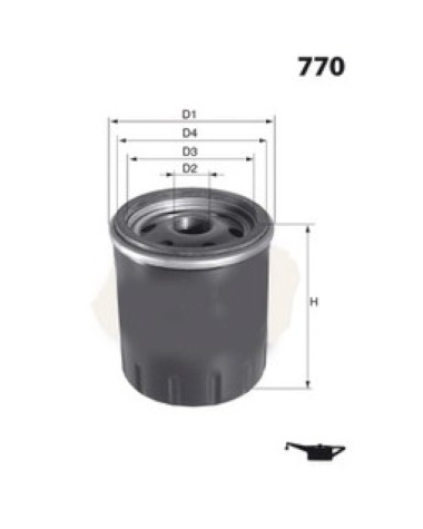 Z729 - Filtre à huile MISFAT