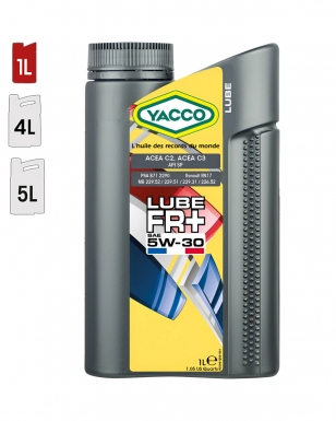 Huile Moteur YACCO LUBE FR+ 5W30 1L