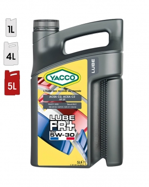 Huile Moteur YACCO LUBE FR+ 5W30 5L