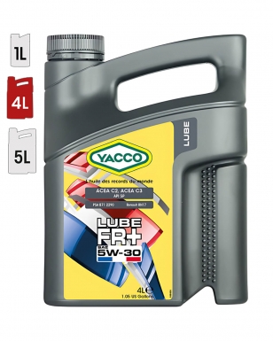 Huile Moteur YACCO LUBE FR+ 5W30 4L