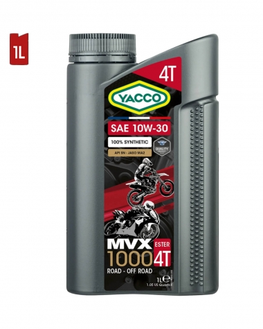 Huile Moteur YACCO MVX 1000 4T 10W30 1L